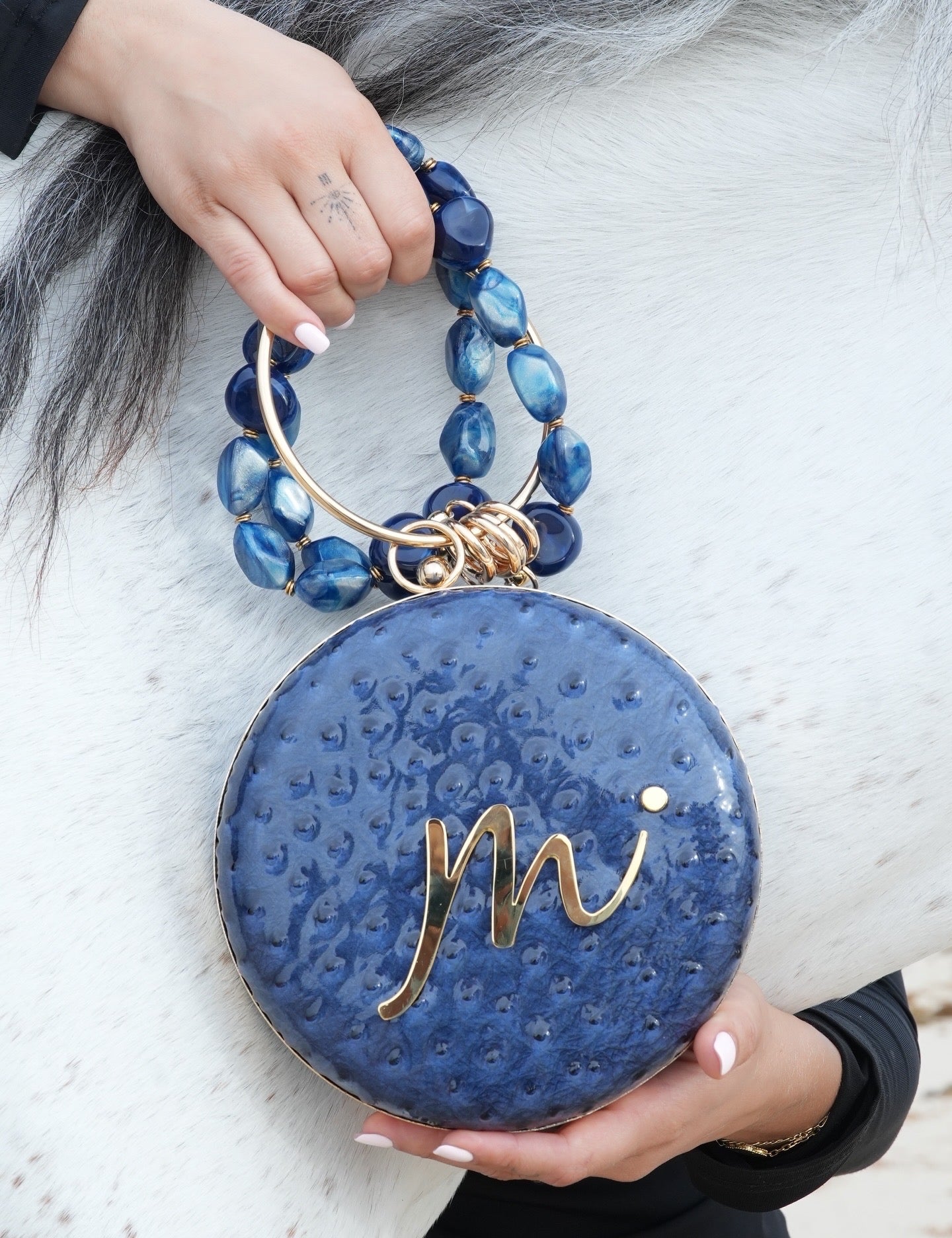 Mar Chainé Petrol Blue