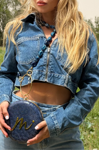 Mar Chainé Petrol Blue