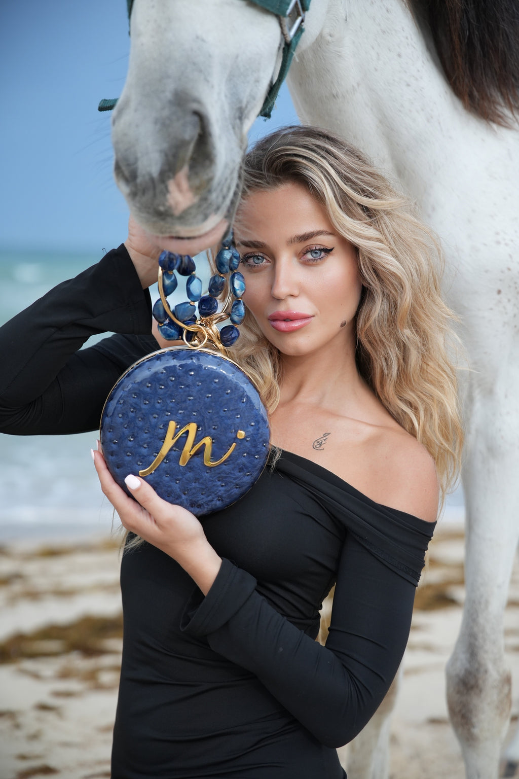Mar Chainé Petrol Blue